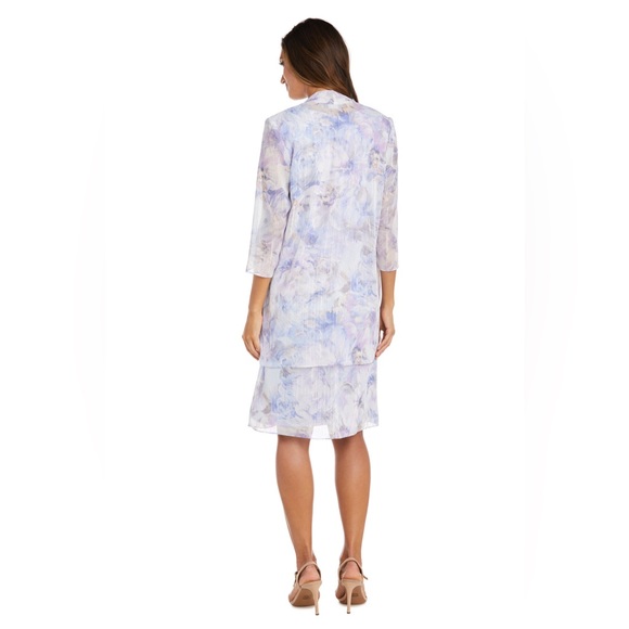 R&M Richards - Dress & jacket, Spring/ Wedding/ Elegant/ Color Lilac - Picture 3 of 6